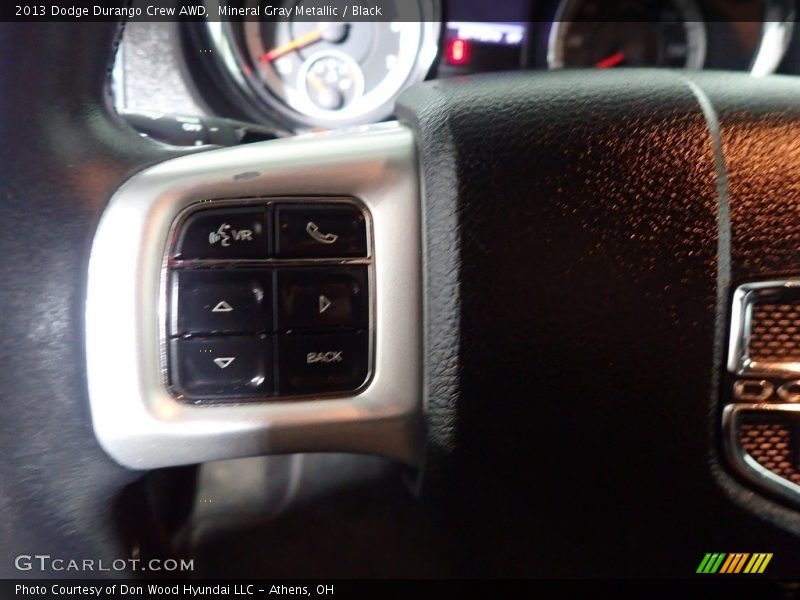 Mineral Gray Metallic / Black 2013 Dodge Durango Crew AWD
