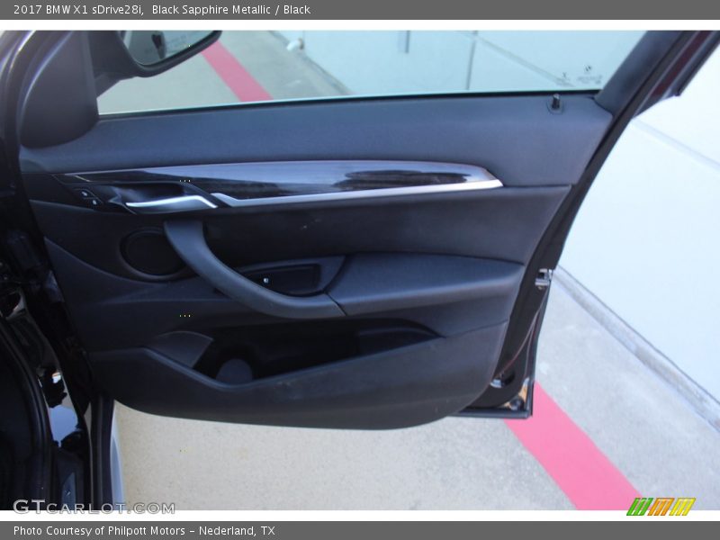 Black Sapphire Metallic / Black 2017 BMW X1 sDrive28i