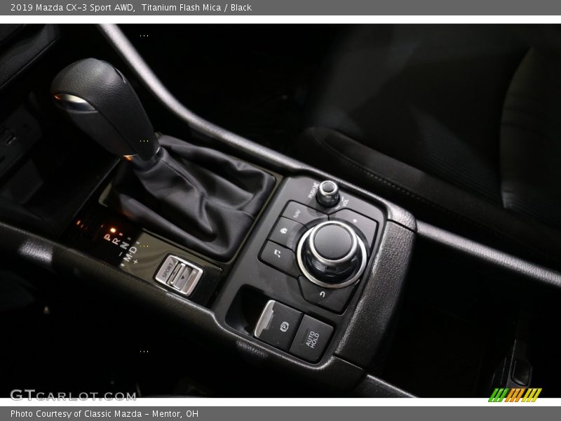 Titanium Flash Mica / Black 2019 Mazda CX-3 Sport AWD