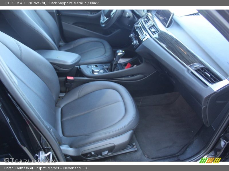 Black Sapphire Metallic / Black 2017 BMW X1 sDrive28i