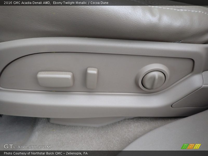 Ebony Twilight Metallic / Cocoa Dune 2016 GMC Acadia Denali AWD