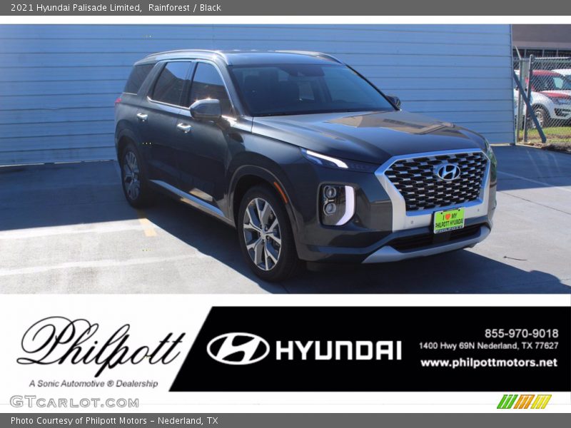 Rainforest / Black 2021 Hyundai Palisade Limited