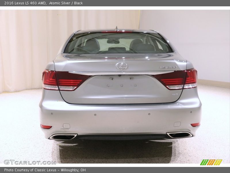 Atomic Silver / Black 2016 Lexus LS 460 AWD