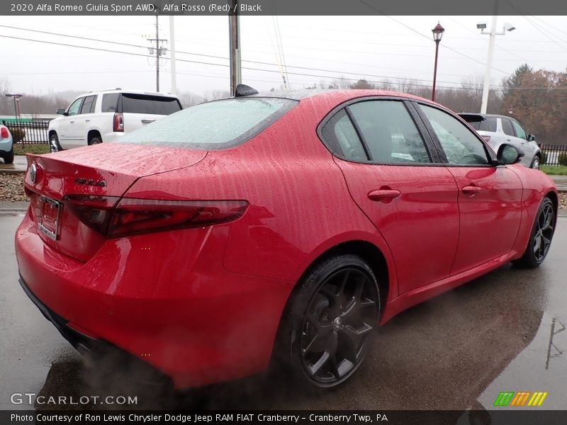 Alfa Rosso (Red) / Black 2020 Alfa Romeo Giulia Sport AWD