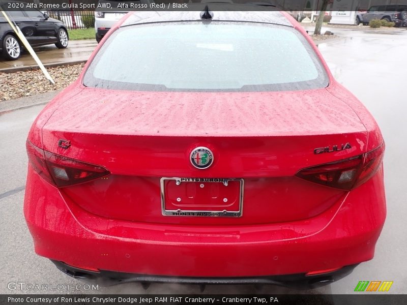 Alfa Rosso (Red) / Black 2020 Alfa Romeo Giulia Sport AWD