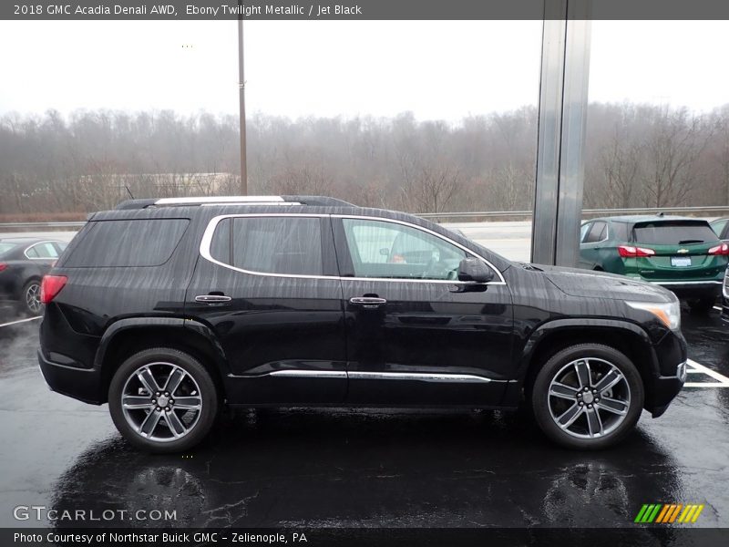 Ebony Twilight Metallic / Jet Black 2018 GMC Acadia Denali AWD