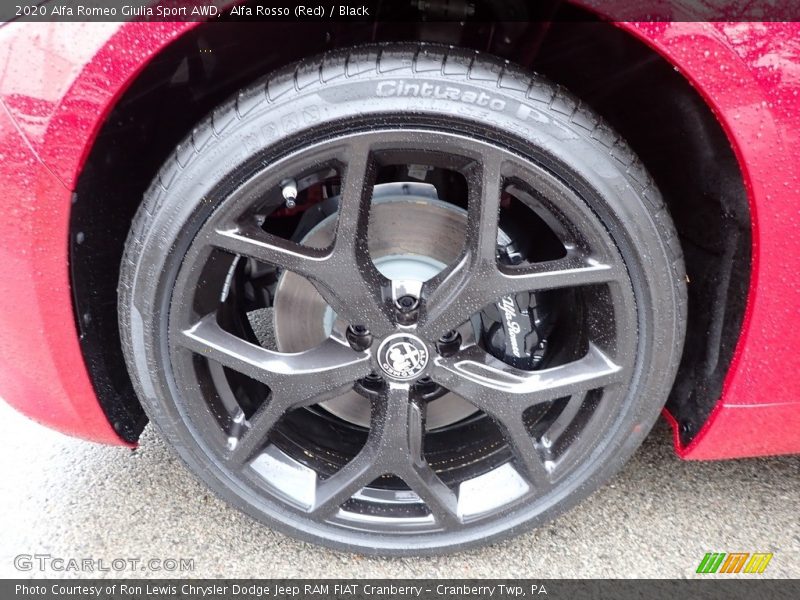 Alfa Rosso (Red) / Black 2020 Alfa Romeo Giulia Sport AWD