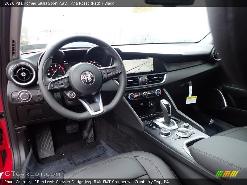 Alfa Rosso (Red) / Black 2020 Alfa Romeo Giulia Sport AWD
