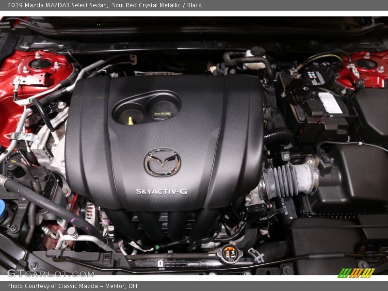  2019 MAZDA3 Select Sedan Engine - 2.5 Liter SKYACVTIV-G DI DOHC 16-Valve VVT 4 Cylinder