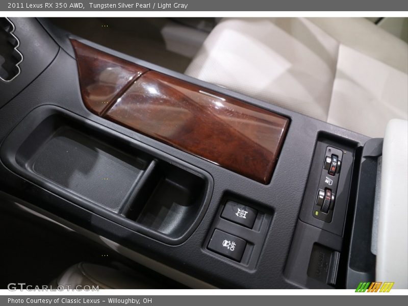 Tungsten Silver Pearl / Light Gray 2011 Lexus RX 350 AWD