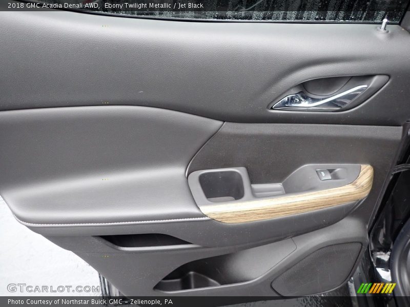 Ebony Twilight Metallic / Jet Black 2018 GMC Acadia Denali AWD