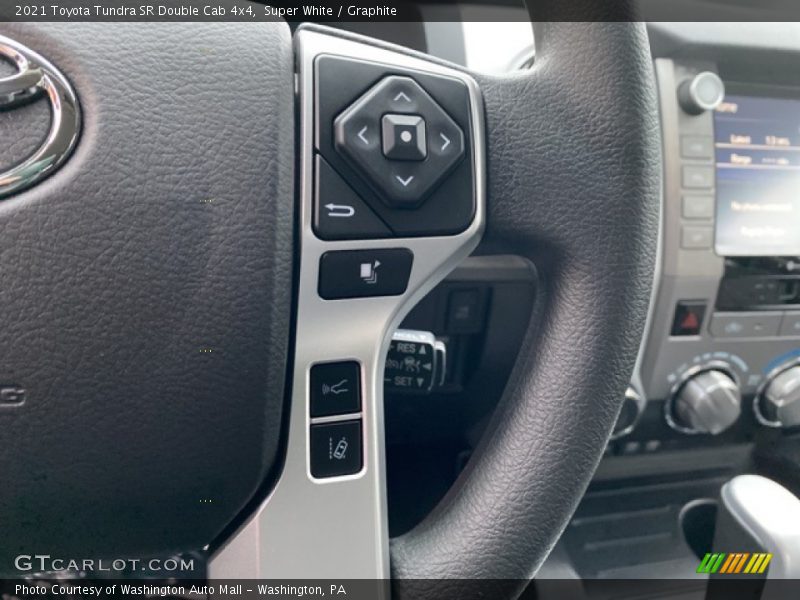 Super White / Graphite 2021 Toyota Tundra SR Double Cab 4x4