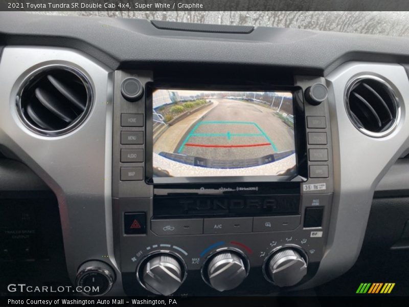 Super White / Graphite 2021 Toyota Tundra SR Double Cab 4x4