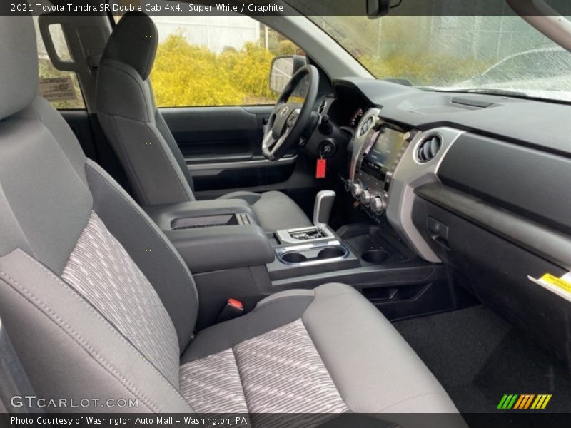 Super White / Graphite 2021 Toyota Tundra SR Double Cab 4x4