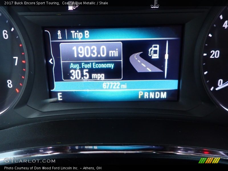 Coastal Blue Metallic / Shale 2017 Buick Encore Sport Touring
