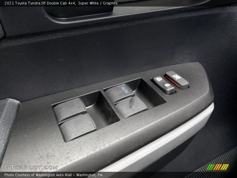 Super White / Graphite 2021 Toyota Tundra SR Double Cab 4x4
