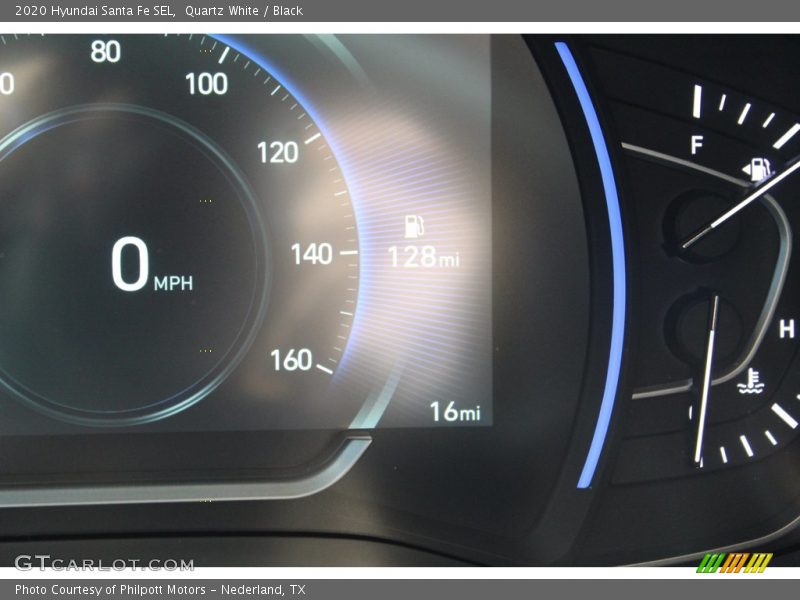 Quartz White / Black 2020 Hyundai Santa Fe SEL