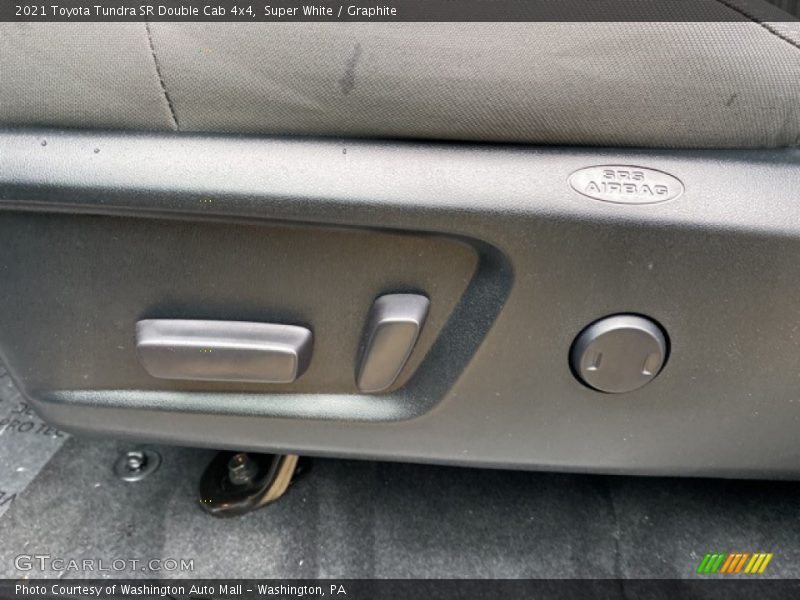 Super White / Graphite 2021 Toyota Tundra SR Double Cab 4x4