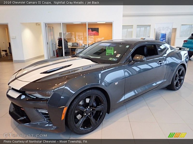 Nightfall Gray Metallic / Jet Black 2016 Chevrolet Camaro SS Coupe