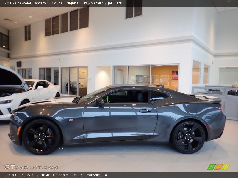 Nightfall Gray Metallic / Jet Black 2016 Chevrolet Camaro SS Coupe