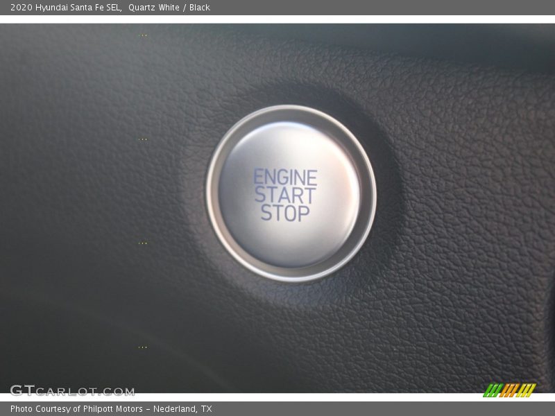 Quartz White / Black 2020 Hyundai Santa Fe SEL
