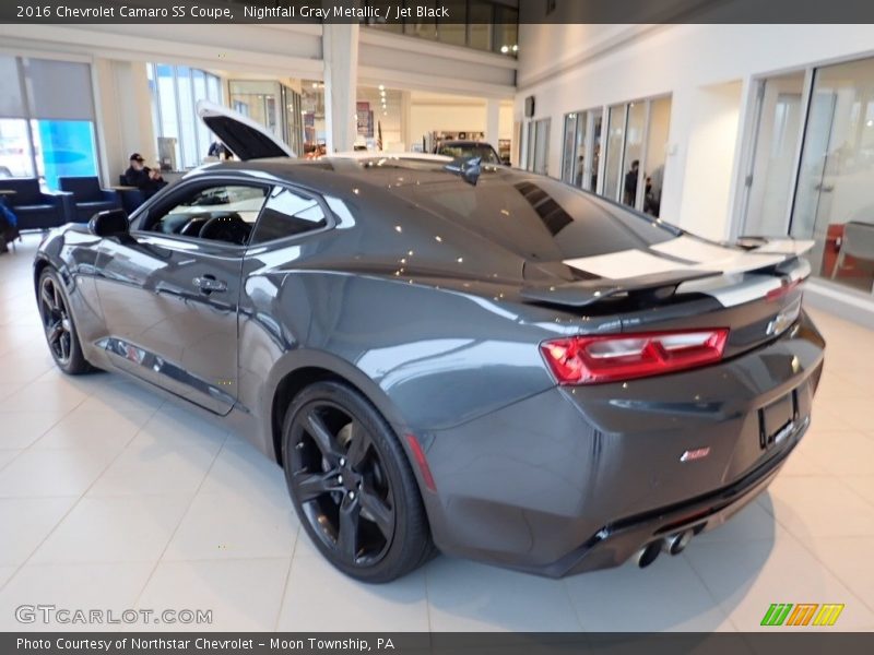 Nightfall Gray Metallic / Jet Black 2016 Chevrolet Camaro SS Coupe