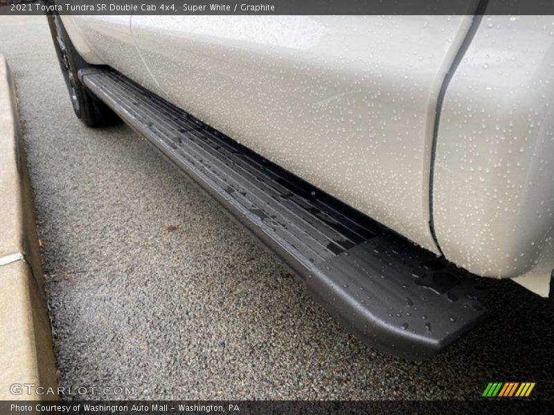 Super White / Graphite 2021 Toyota Tundra SR Double Cab 4x4