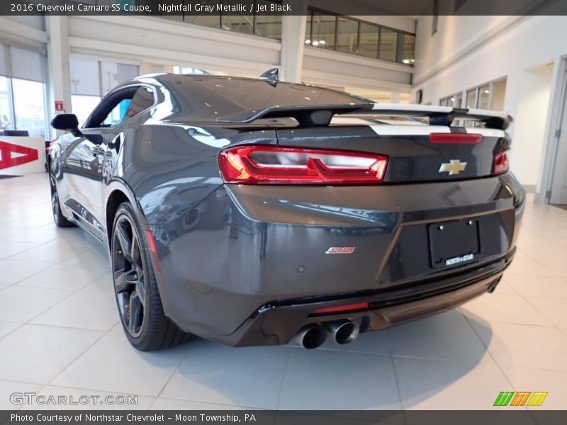 Nightfall Gray Metallic / Jet Black 2016 Chevrolet Camaro SS Coupe