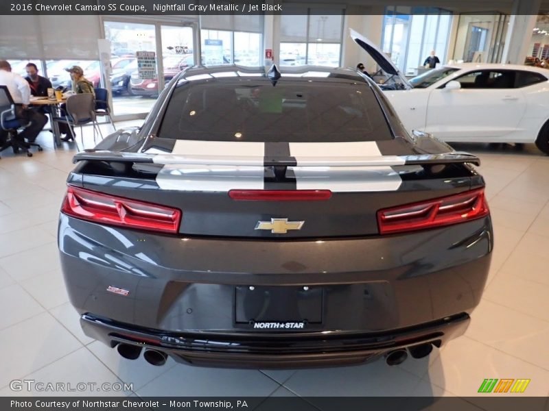 Nightfall Gray Metallic / Jet Black 2016 Chevrolet Camaro SS Coupe