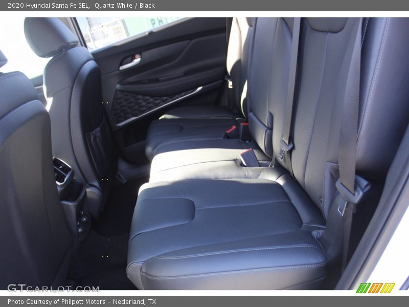 Quartz White / Black 2020 Hyundai Santa Fe SEL
