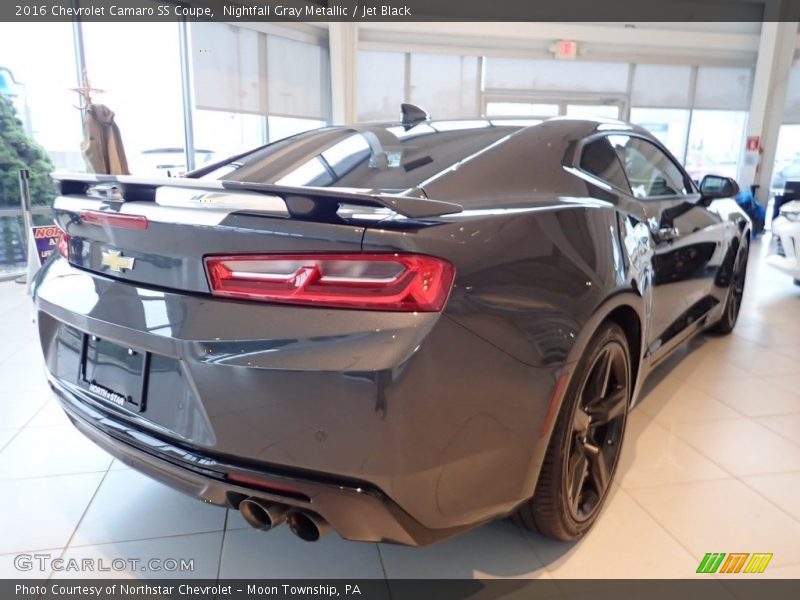 Nightfall Gray Metallic / Jet Black 2016 Chevrolet Camaro SS Coupe