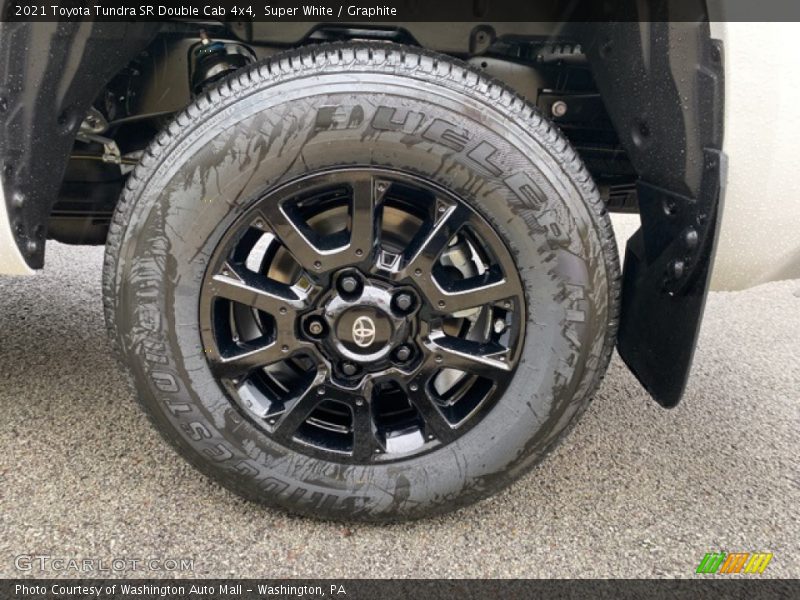 Super White / Graphite 2021 Toyota Tundra SR Double Cab 4x4