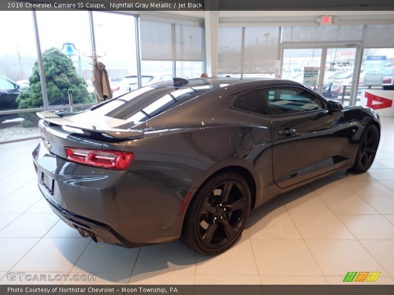 Nightfall Gray Metallic / Jet Black 2016 Chevrolet Camaro SS Coupe