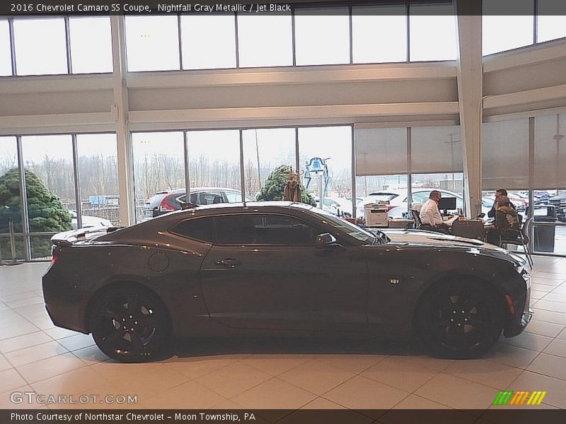 Nightfall Gray Metallic / Jet Black 2016 Chevrolet Camaro SS Coupe