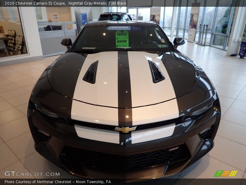 Nightfall Gray Metallic / Jet Black 2016 Chevrolet Camaro SS Coupe