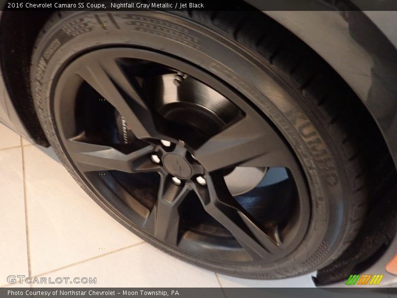 Nightfall Gray Metallic / Jet Black 2016 Chevrolet Camaro SS Coupe