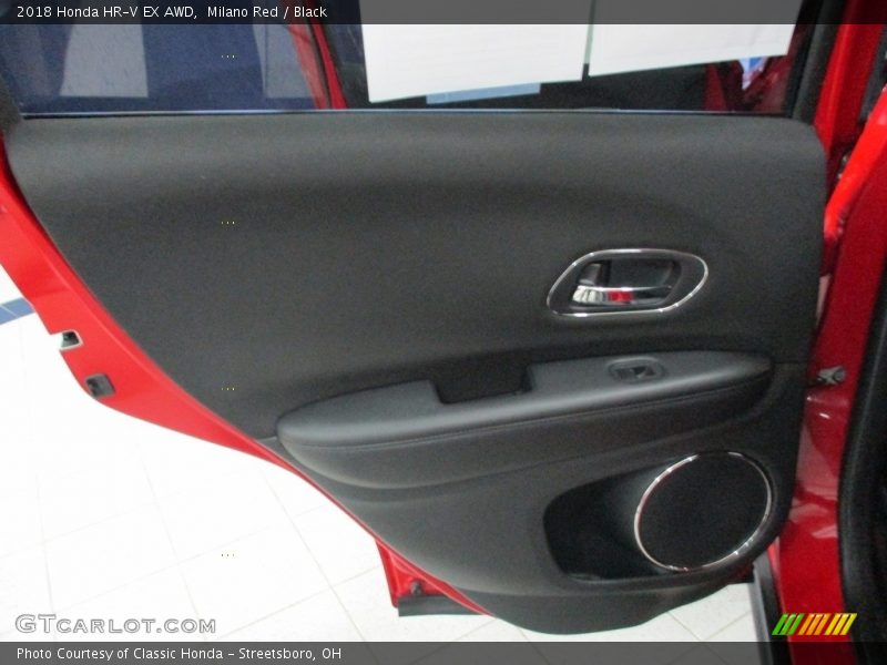 Milano Red / Black 2018 Honda HR-V EX AWD