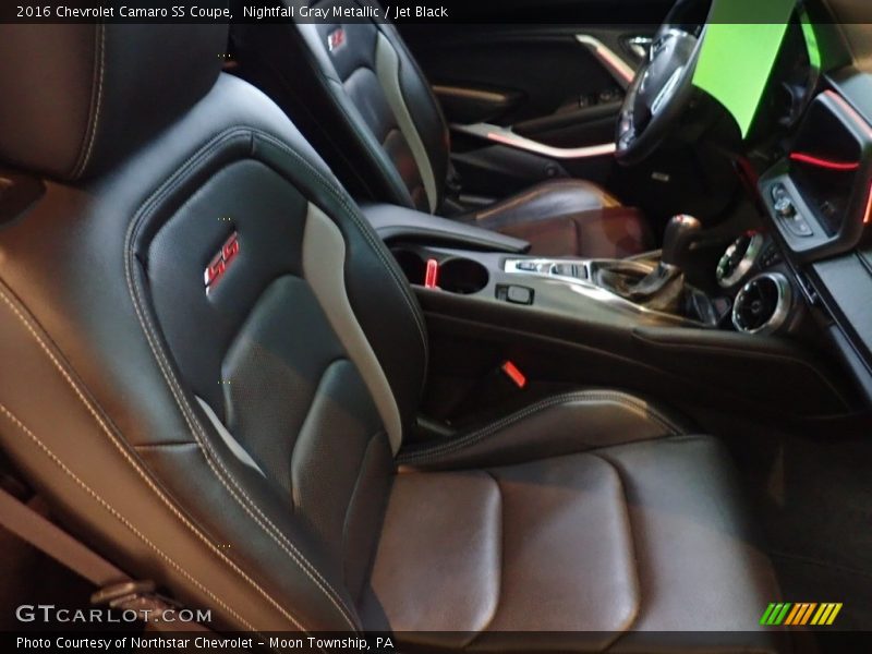 Nightfall Gray Metallic / Jet Black 2016 Chevrolet Camaro SS Coupe