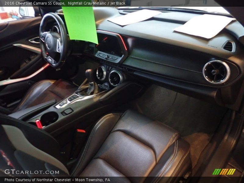 Nightfall Gray Metallic / Jet Black 2016 Chevrolet Camaro SS Coupe