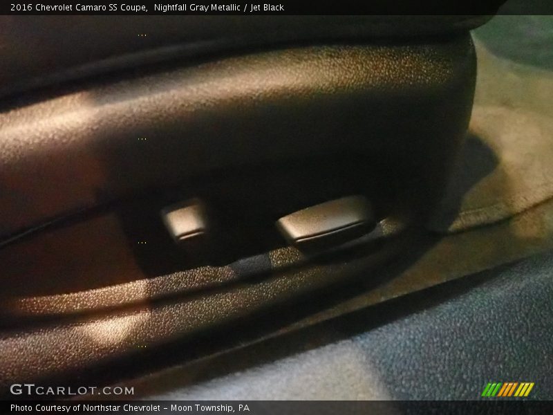Nightfall Gray Metallic / Jet Black 2016 Chevrolet Camaro SS Coupe