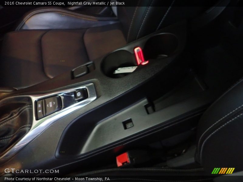 Nightfall Gray Metallic / Jet Black 2016 Chevrolet Camaro SS Coupe