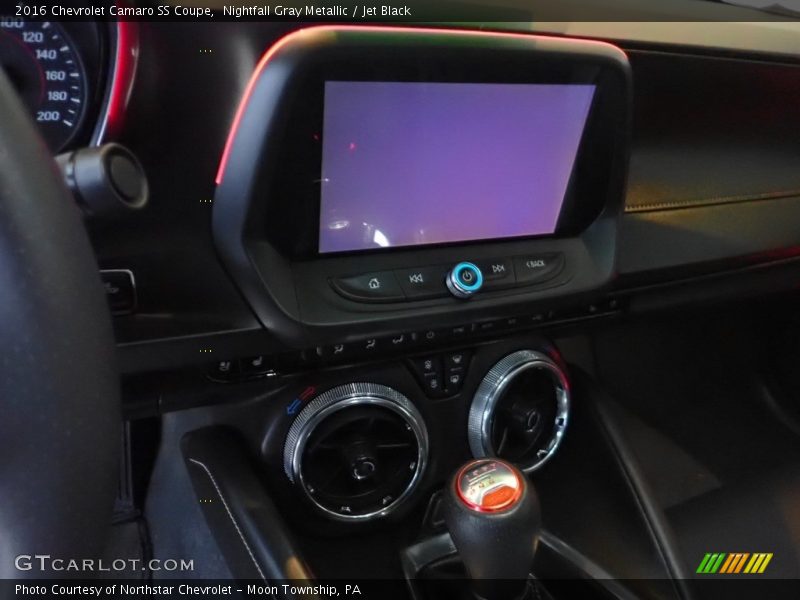 Nightfall Gray Metallic / Jet Black 2016 Chevrolet Camaro SS Coupe