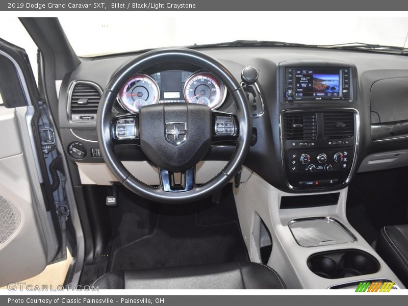 Billet / Black/Light Graystone 2019 Dodge Grand Caravan SXT