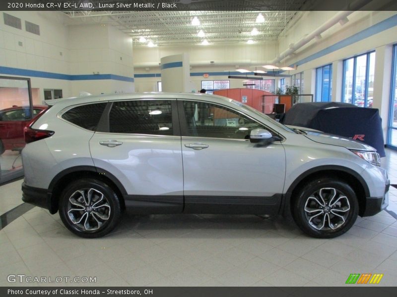 Lunar Silver Metallic / Black 2020 Honda CR-V EX-L AWD