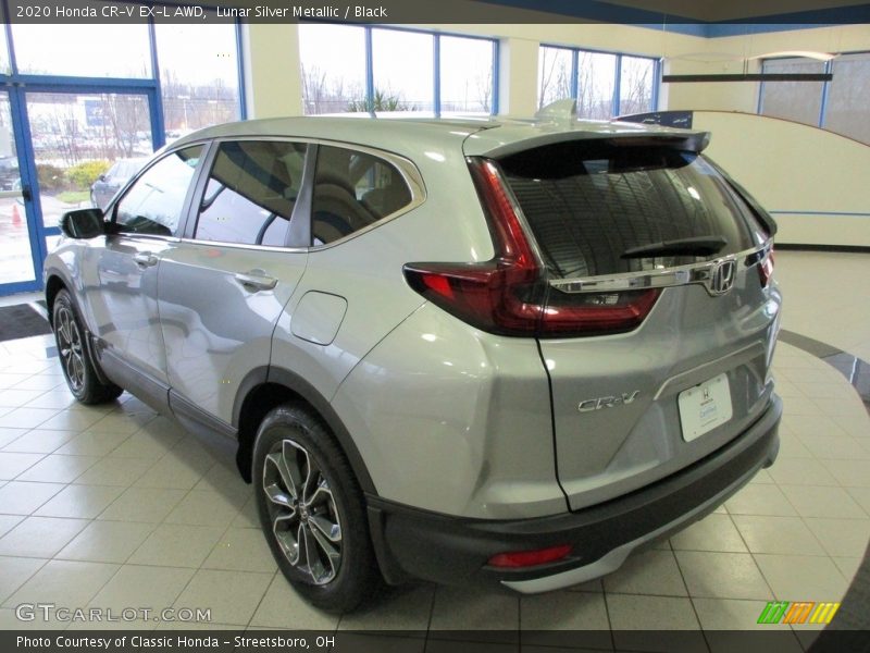 Lunar Silver Metallic / Black 2020 Honda CR-V EX-L AWD