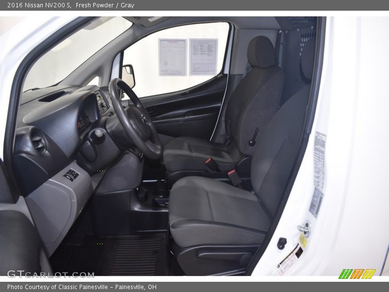 Front Seat of 2016 NV200 S