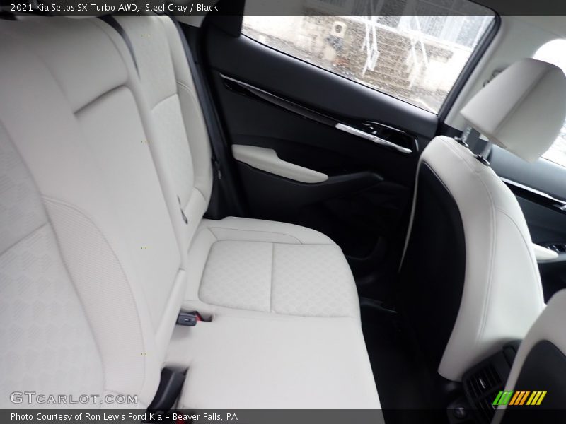 Steel Gray / Black 2021 Kia Seltos SX Turbo AWD