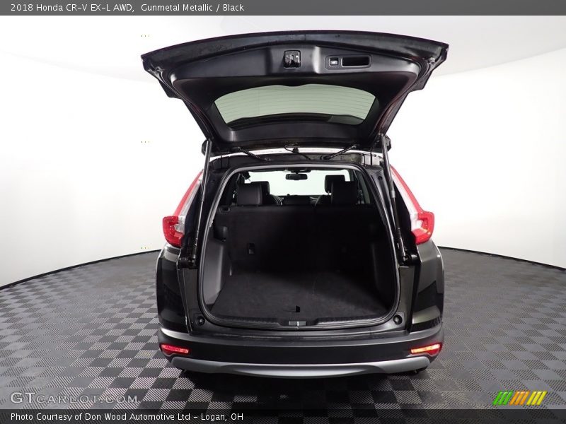 Gunmetal Metallic / Black 2018 Honda CR-V EX-L AWD