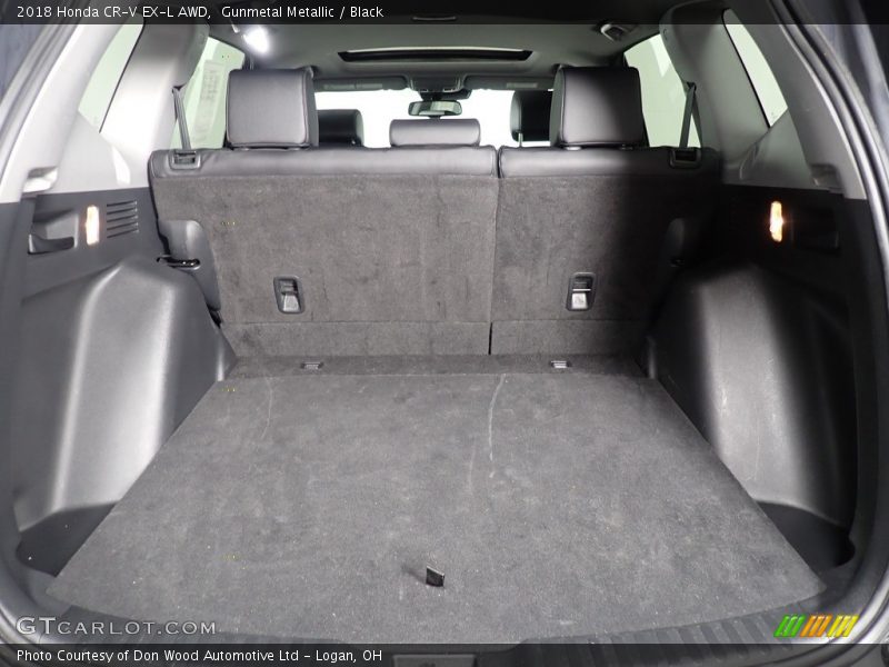 Gunmetal Metallic / Black 2018 Honda CR-V EX-L AWD