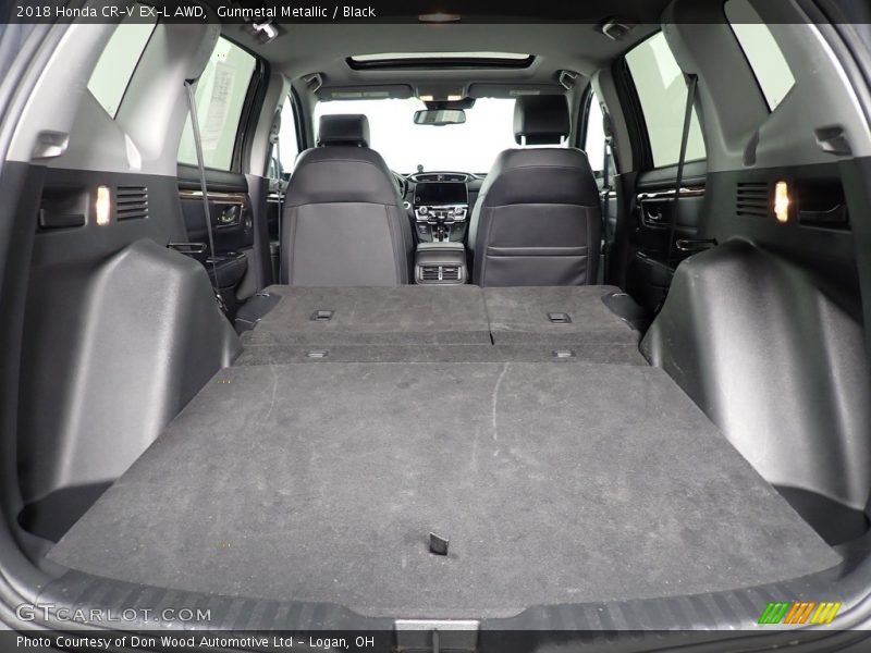 Gunmetal Metallic / Black 2018 Honda CR-V EX-L AWD